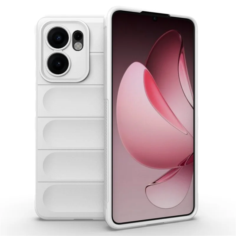 For Oppo Reno13 F 5G Case Anti-Drop Soft TPU Rugged Phone Back Cover - Black-Cellmalls