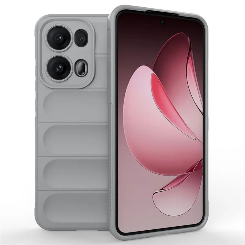 For Oppo Reno13 Pro 5G Case Anti-Drop Soft TPU Rugged Phone Back Cover - Black-Cellmalls