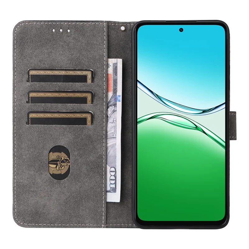 For Oppo A5 5G / 4G / A5m Case Wallet RFID Blocking PU Leather Phone Cover Stand with Strap - Purple-Cellmalls