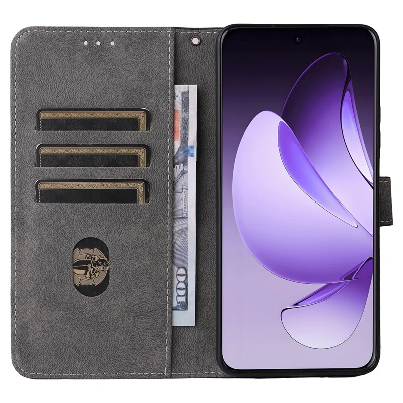 For Oppo A5 Pro 4G (Global) / 5G (Global) / A5 Energy 5G (China) Case Wallet RFID Blocking PU Leather Cover Viewing Stand - Black-Cellmalls