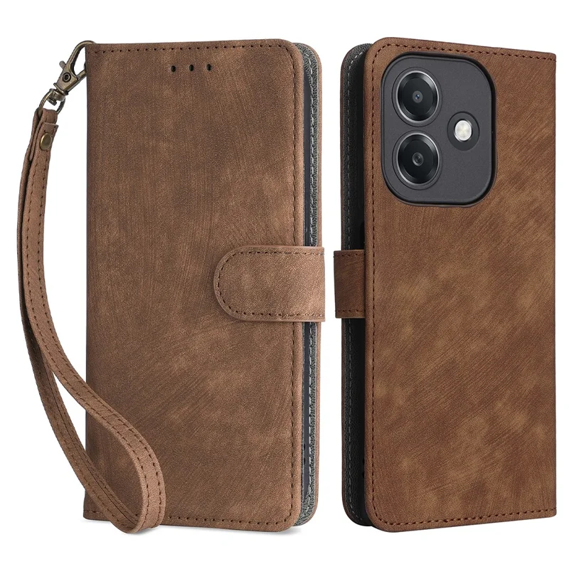 For Oppo A3 4G /  A3 5G / A3x 4G / A3x 5G / A40M 4G / A40 4G / A3i 5G / A60 5G Wallet Case RFID Blocking PU Leather Cover Stand View - Black-Cellmalls