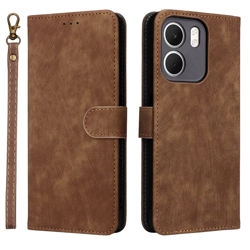 For Oppo A5x 5G  /  4G Case Wallet RFID Blocking PU Leather Phone Cover Stand with Strap - Black-Cellmalls