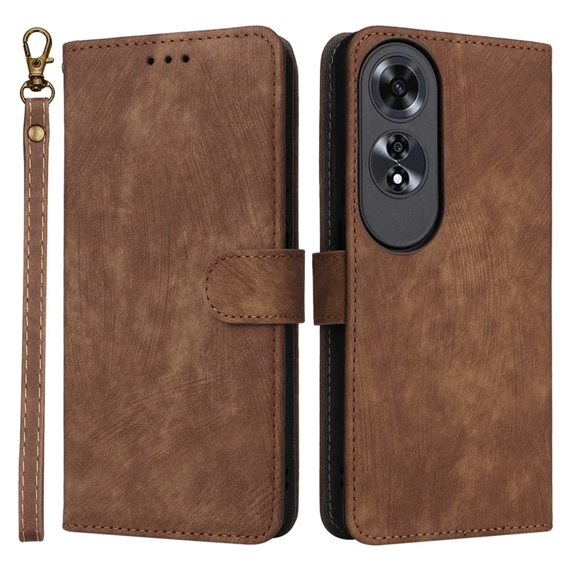 For Oppo A60 4G Case RFID Blocking Card Slots Phone Leather Cover - Black-Cellmalls