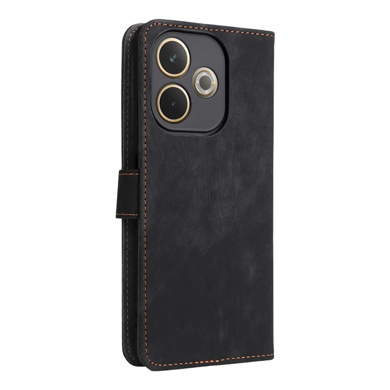 For Oppo A5 Pro 4G (Global) / 5G (Global) / A5 Energy 5G (China) Case Wallet RFID Blocking PU Leather Cover Viewing Stand - Black-Cellmalls