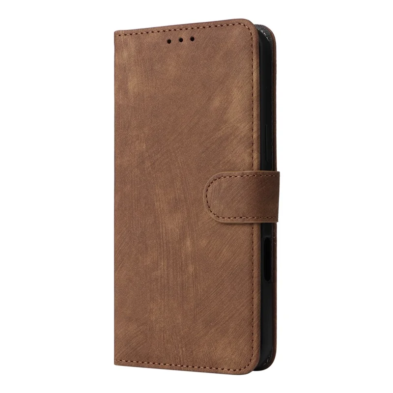 For Oppo F29 5G  /  A5 5G Case Wallet RFID Blocking PU Leather Cover Stand with Strap - Brown-Cellmalls