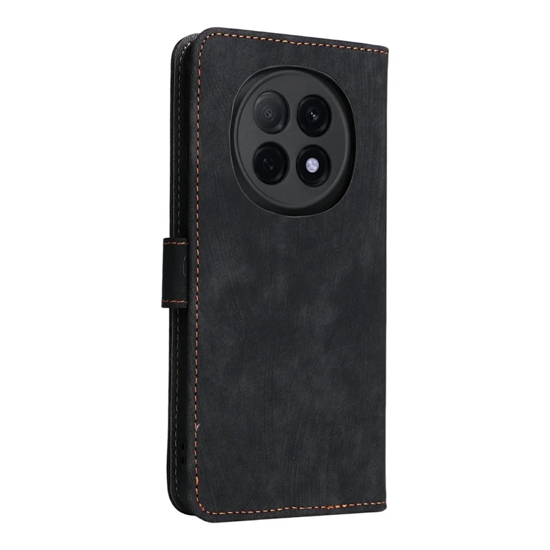 For Oppo F29 Pro 5G (Global) / A5 Pro 5G (China) Case Wallet RFID Blocking PU Leather Cover Stand with Strap - Black-Cellmalls