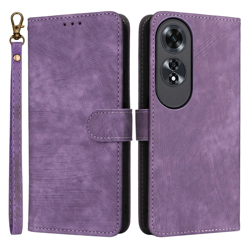 For Oppo A60 4G Case RFID Blocking Card Slots Phone Leather Cover - Black-Cellmalls