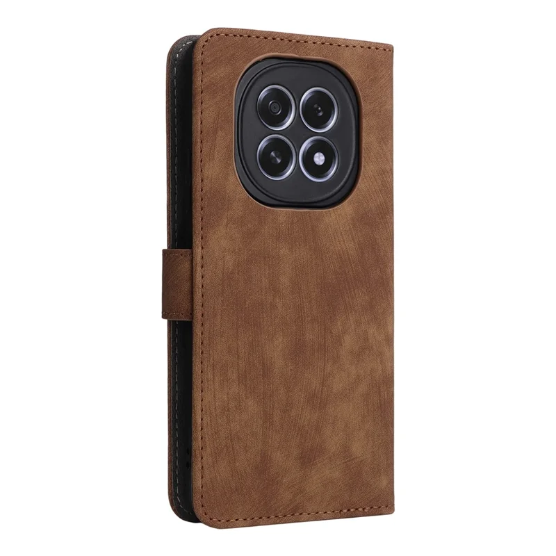 For Oppo F29 5G  /  A5 5G Case Wallet RFID Blocking PU Leather Cover Stand with Strap - Brown-Cellmalls