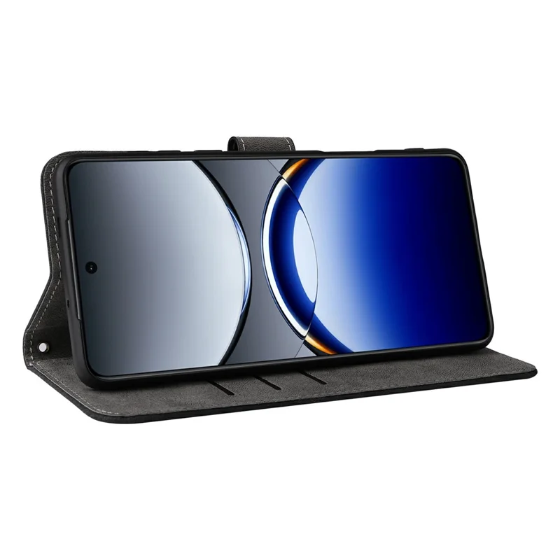 For Oppo Find X8 Pro 5G Wallet Case RFID Blocking PU Leather Cover Stand View - Black-Cellmalls