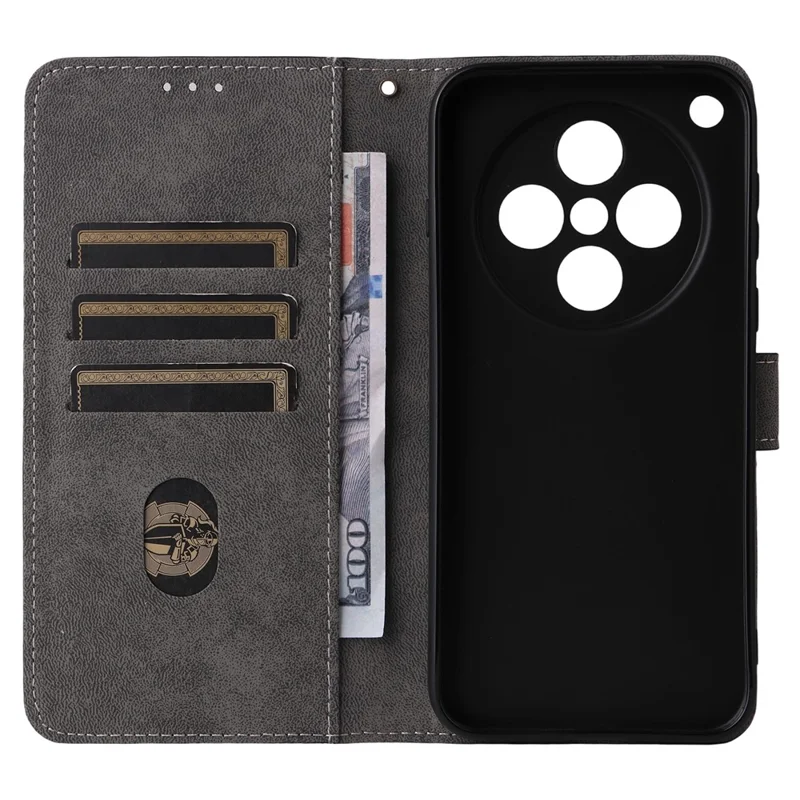 For Oppo Find X8s+ 5G Case Wallet RFID Blocking PU Leather Phone Cover Stand with Strap - Black-Cellmalls