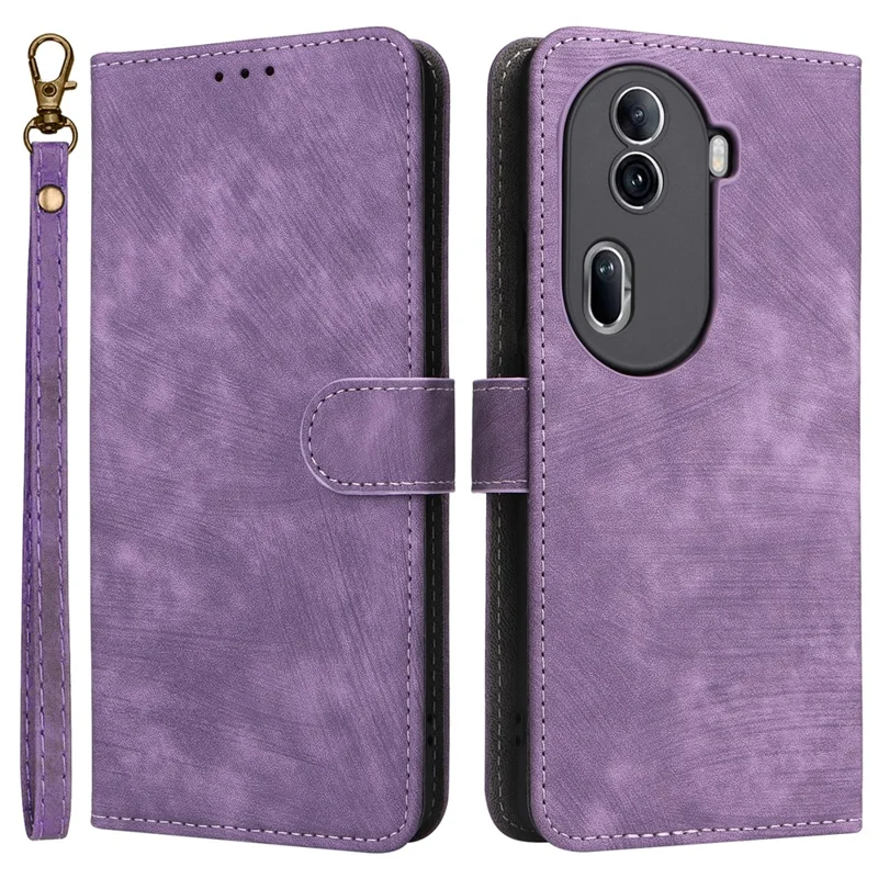 For Oppo Reno11 Pro 5G (Global) / Reno11 (China) 5G Case RFID Blocking PU Leather Phone Cover - Black-Cellmalls