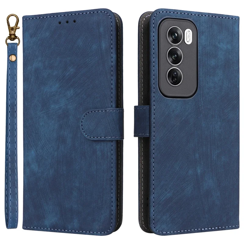 For Oppo Reno12 Pro 5G (Global) Case RFID Blocking Card Slots PU Leather Wallet Phone Cover - Black-Cellmalls