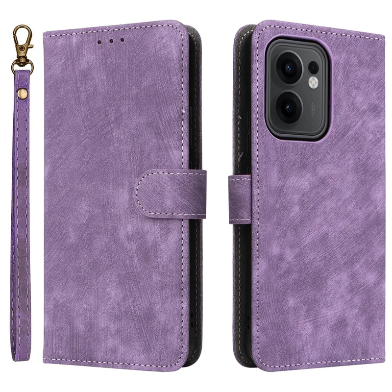 For Oppo Reno13 F 5G / 4G Wallet Case RFID Blocking PU Leather Cover Stand View - Brown-Cellmalls