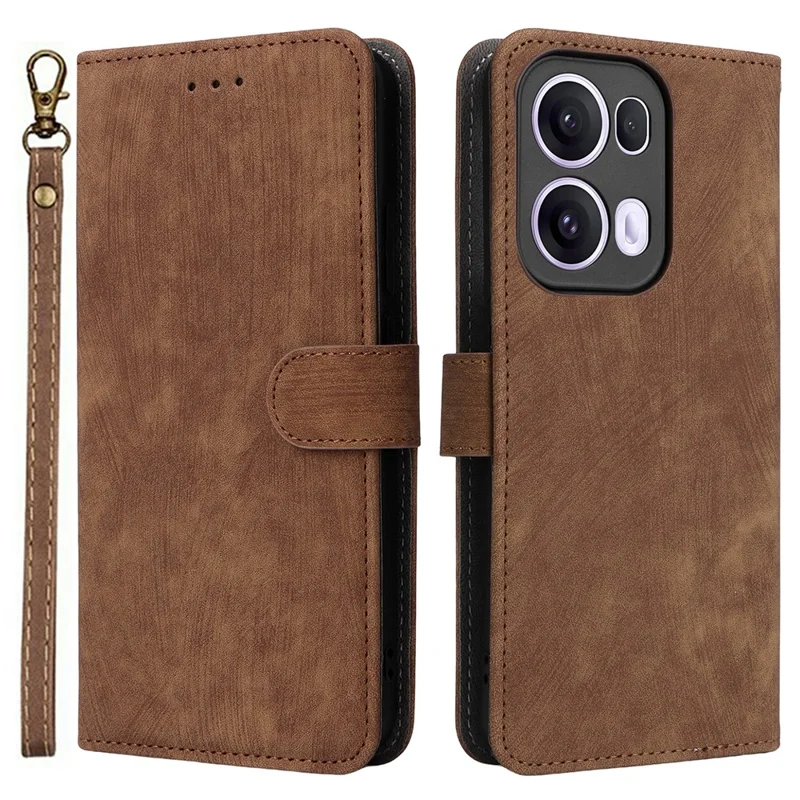 For Oppo Reno13 Pro 5G Wallet Case RFID Blocking PU Leather Cover Stand View - Black-Cellmalls