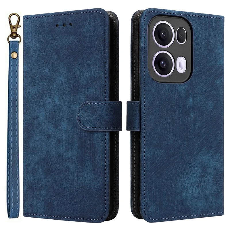 For Oppo Reno13 Pro 5G Wallet Case RFID Blocking PU Leather Cover Stand View - Black-Cellmalls