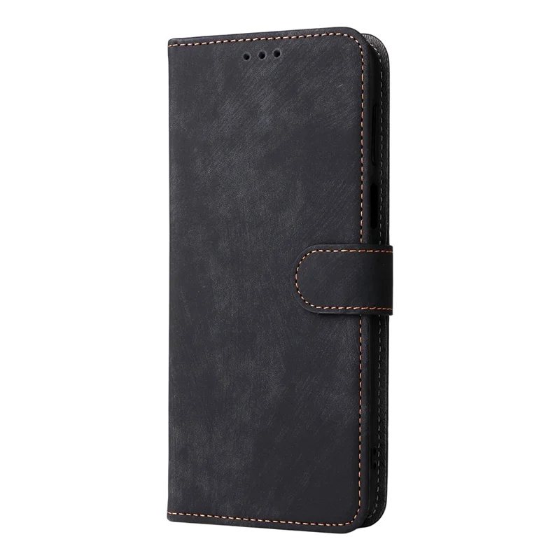 For Oppo Reno14 F 5G Case Wallet RFID Blocking PU Leather Phone Cover Stand with Strap - Black-Cellmalls