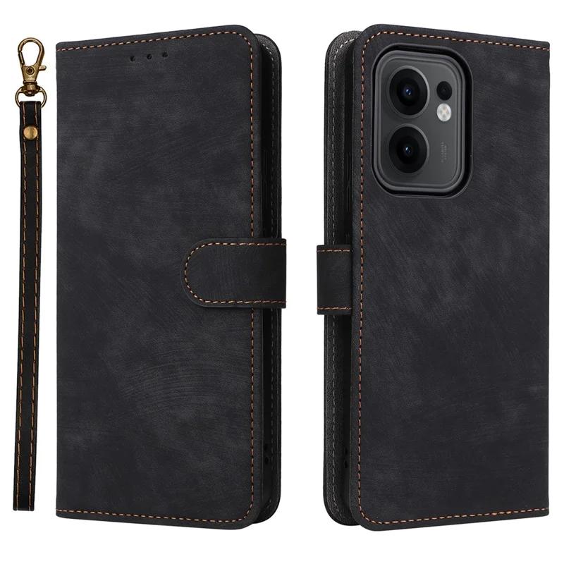 For Oppo Reno13 F 5G / 4G Wallet Case RFID Blocking PU Leather Cover Stand View - Brown-Cellmalls