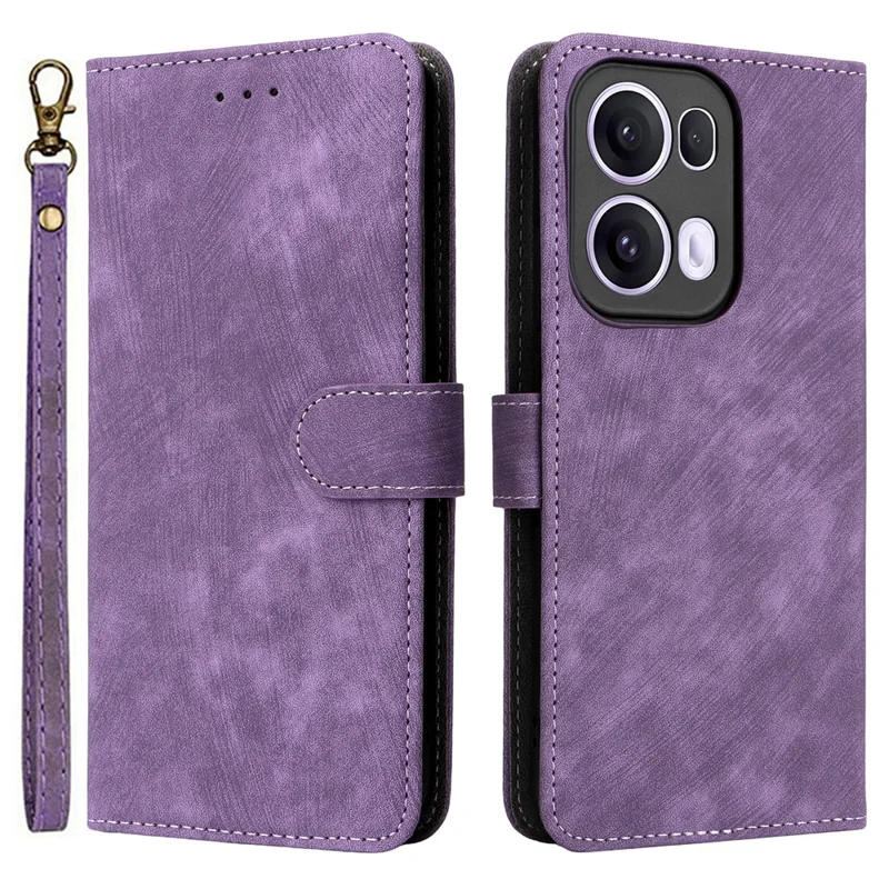 For Oppo Reno13 Pro 5G Wallet Case RFID Blocking PU Leather Cover Stand View - Black-Cellmalls