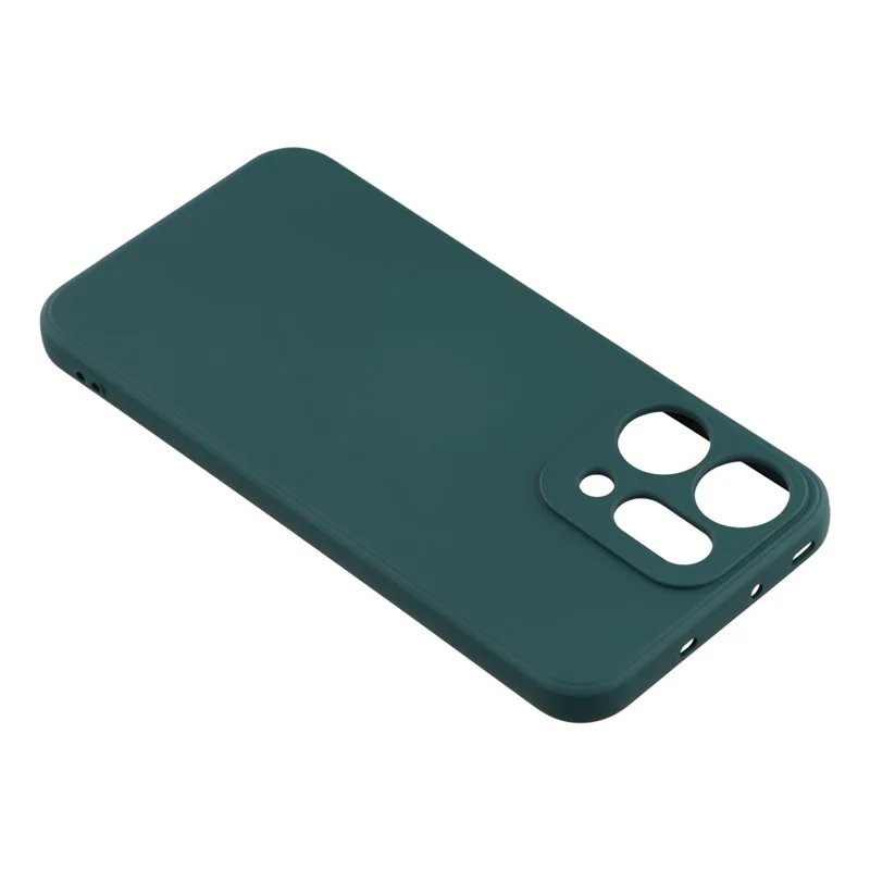 For Oppo Reno14 5G (Global) Case TPU Back Soft Anti-Scratch Fiber Lining Phone Cover - Army Green-Cellmalls