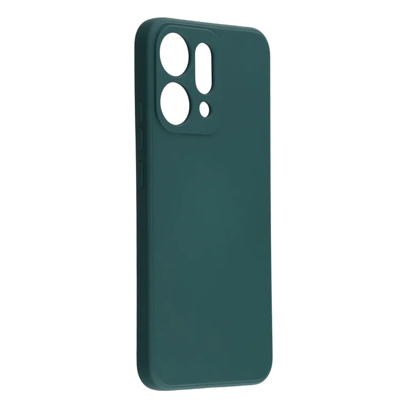For Oppo Reno14 5G (Global) Case TPU Back Soft Anti-Scratch Fiber Lining Phone Cover - Army Green-Cellmalls