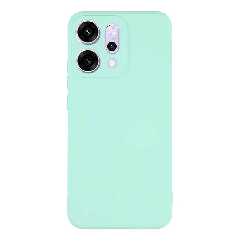 For Oppo Reno14 5G (Global) Case TPU Back Soft Anti-Scratch Fiber Lining Phone Cover - Army Green-Cellmalls