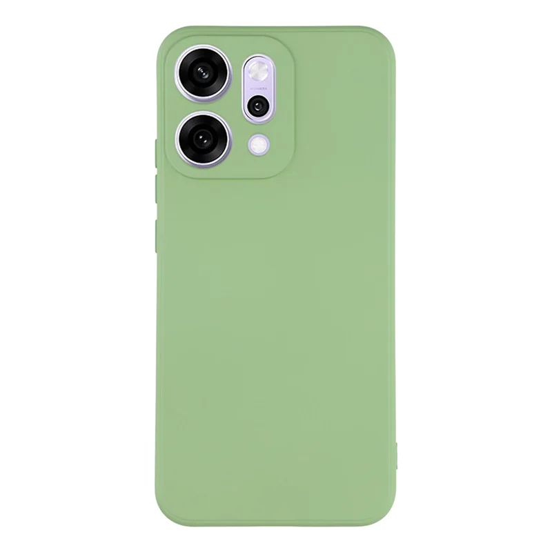 For Oppo Reno14 5G (Global) Case TPU Back Soft Anti-Scratch Fiber Lining Phone Cover - Army Green-Cellmalls