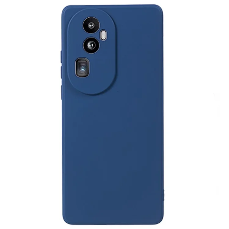 For Oppo Reno10 Pro+ 5G Fiber Lining Protective Phone Case Rubberized TPU Back Cover - Army Green-Cellmalls