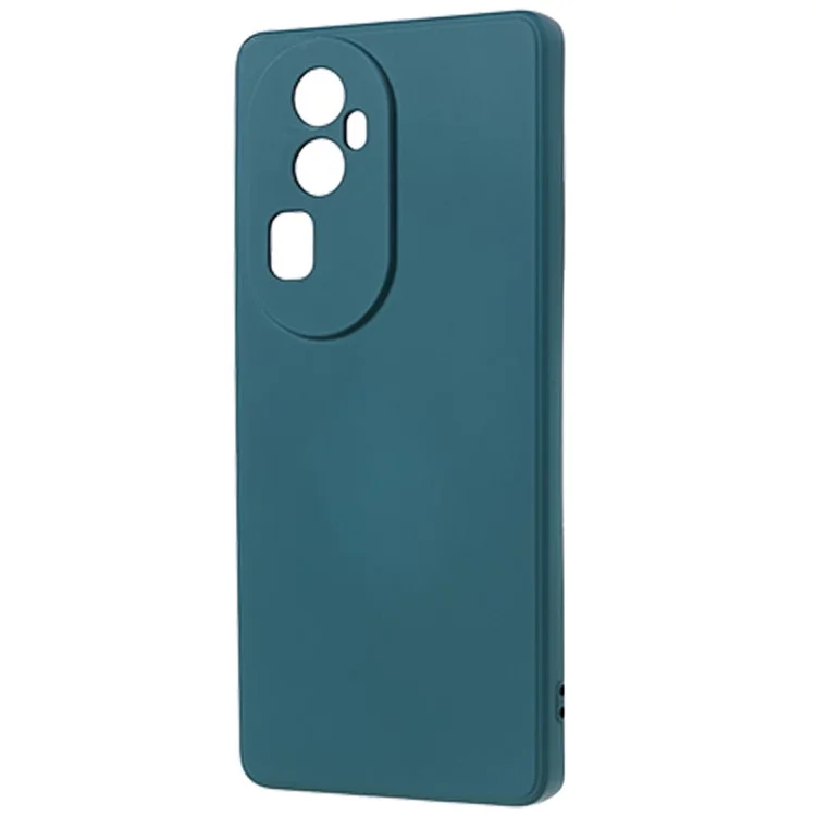For Oppo Reno10 Pro+ 5G Fiber Lining Protective Phone Case Rubberized TPU Back Cover - Army Green-Cellmalls