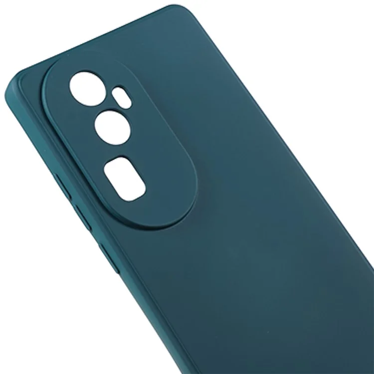 For Oppo Reno10 Pro+ 5G Fiber Lining Protective Phone Case Rubberized TPU Back Cover - Army Green-Cellmalls