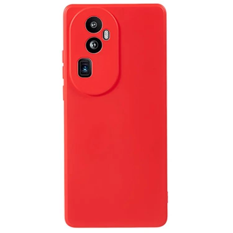 For Oppo Reno10 Pro+ 5G Fiber Lining Protective Phone Case Rubberized TPU Back Cover - Army Green-Cellmalls