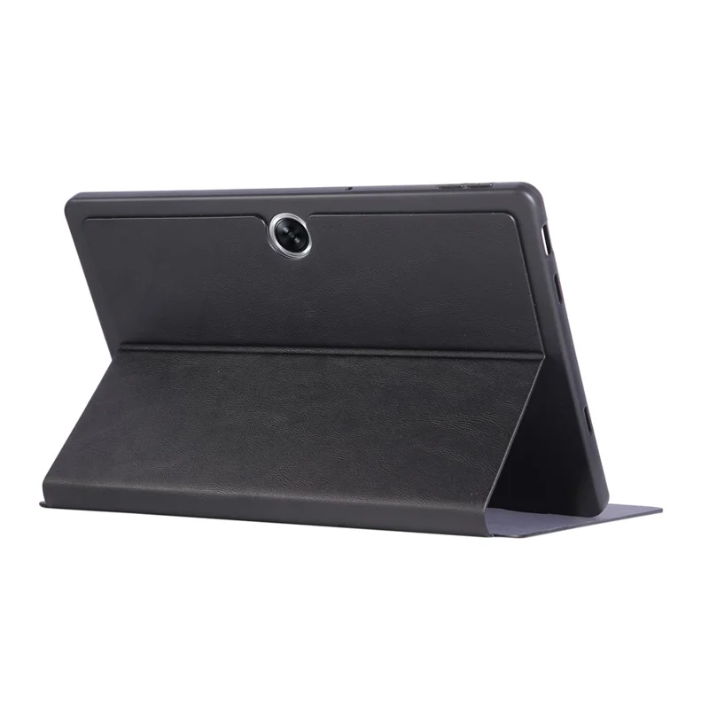 For Oppo Pad SE Shockproof Case PU Leather Tablet Cover with Stand - Black-Cellmalls