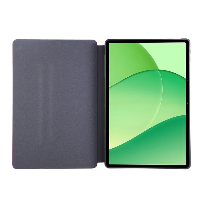 For Oppo Pad SE Shockproof Case PU Leather Tablet Cover with Stand - Black-Cellmalls