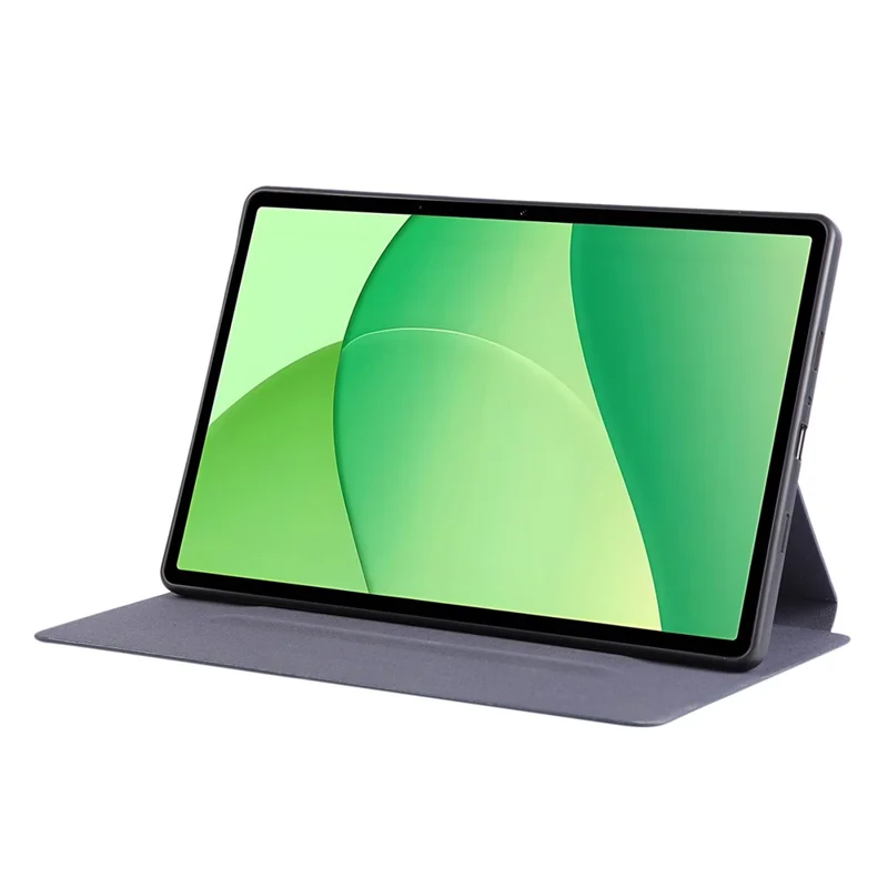 For Oppo Pad SE Shockproof Case PU Leather Tablet Cover with Stand - Black-Cellmalls