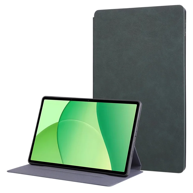 For Oppo Pad SE Shockproof Case PU Leather Tablet Cover with Stand - Black-Cellmalls