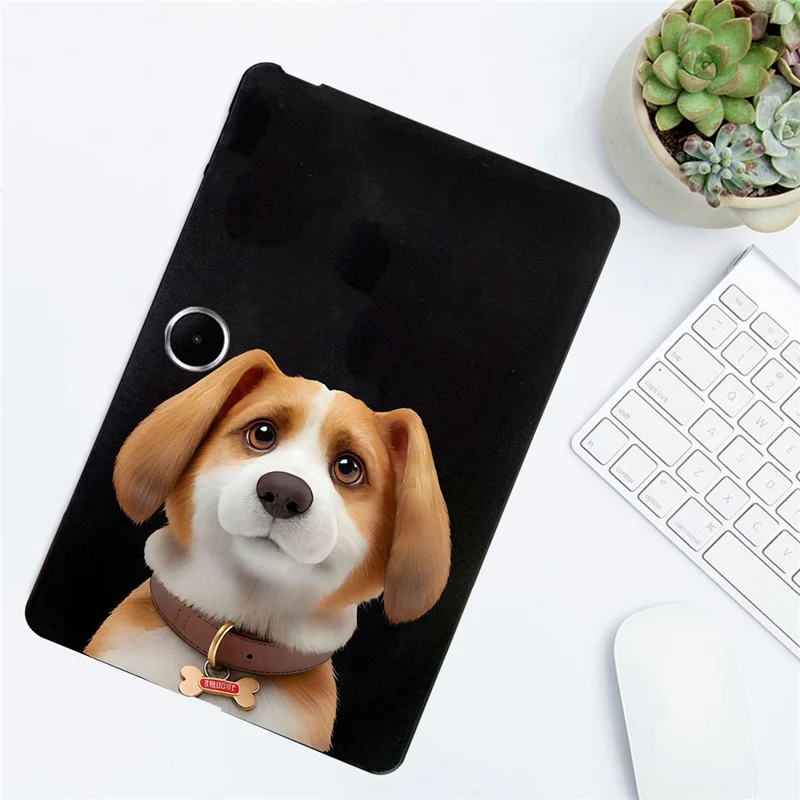 For Oppo Pad SE / OnePlus Pad Lite Case Pattern Printing Slim TPU Tablet Protective Cover - Harrier Beagle-Cellmalls