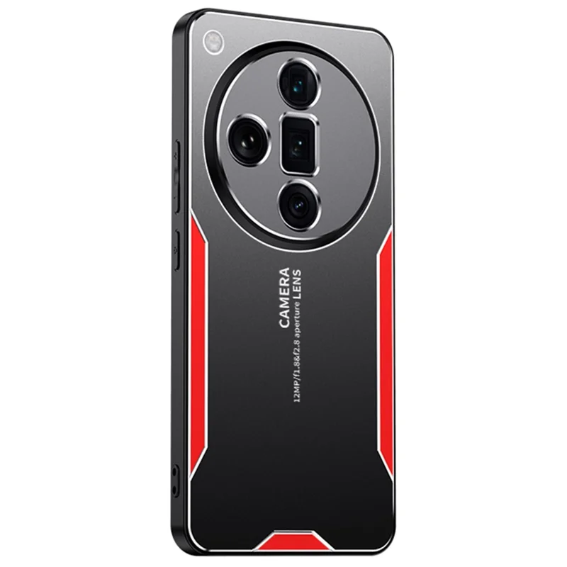 For Oppo Find X7 5G Shockproof Case Aluminum Alloy Protective Phone Cover - Silver-Cellmalls