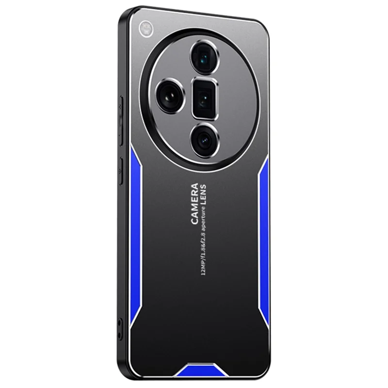 For Oppo Find X7 5G Shockproof Case Aluminum Alloy Protective Phone Cover - Silver-Cellmalls