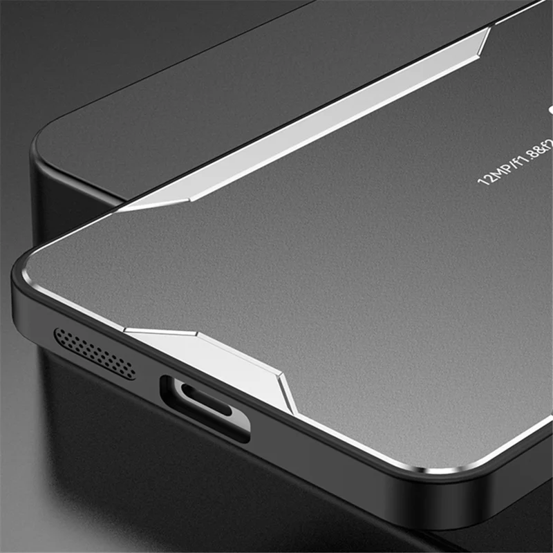 For Oppo Find X7 5G Shockproof Case Aluminum Alloy Protective Phone Cover - Silver-Cellmalls