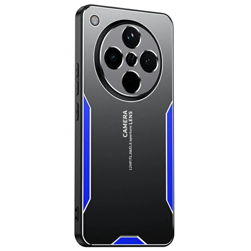 For Oppo Find X8 5G Phone Case Aluminium Alloy TPU PC Back Cover - Gold-Cellmalls