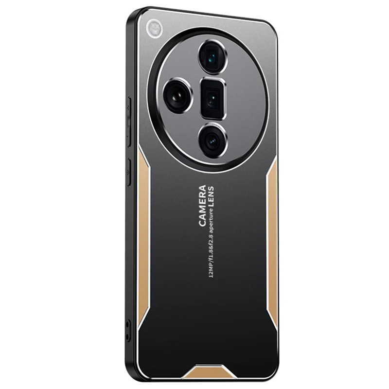 For Oppo Find X7 Ultra Phone Case Aluminium Alloy Back Cover Frosted Anti-Fingerprint - Red-Cellmalls