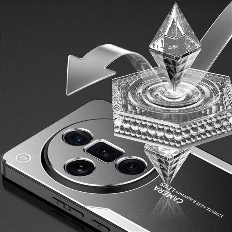 For Oppo Find X7 5G Shockproof Case Aluminum Alloy Protective Phone Cover - Silver-Cellmalls