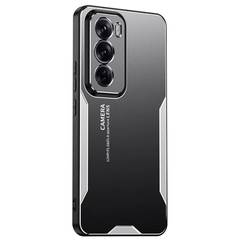 For Oppo Reno12 Pro 5G (Global) Case Aluminium Alloy Back Protective Phone Cover - Gold-Cellmalls