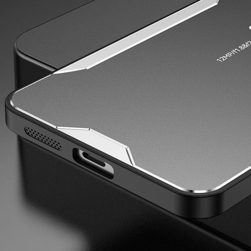 For Oppo Reno14 F 5G Phone Case Aluminium Alloy TPU PC Back Cover - Gold-Cellmalls