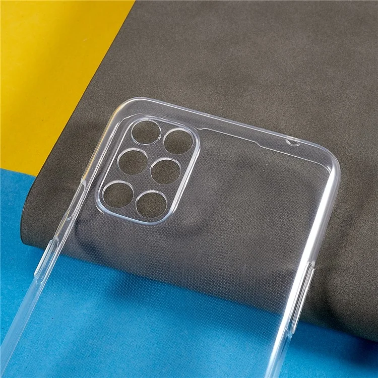 For OnePlus 8T Transparent Phone Case Anti-Yellowing Flexible TPU Ultra Slim Mobile Phone Cover-Cellmalls