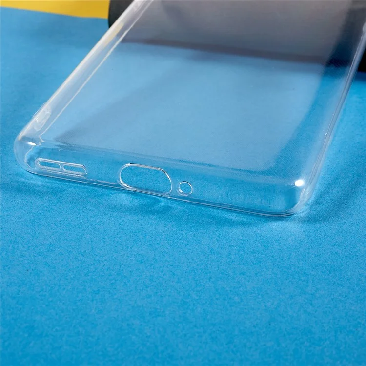 For OnePlus 8T Transparent Phone Case Anti-Yellowing Flexible TPU Ultra Slim Mobile Phone Cover-Cellmalls