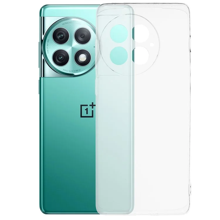 For OnePlus Ace 2 Pro 5G TPU Clear Phone Case Precise Cutouts Ultra-Thin Cell Phone Cover Shell-Cellmalls
