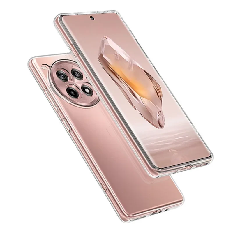For OnePlus Ace 3 Pro 5G Case Transparent Soft TPU Slim Phone Cover-Cellmalls