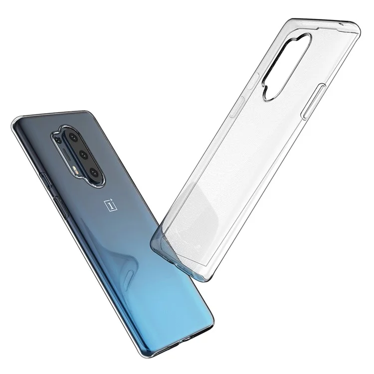 For OnePlus 8 Pro Clear Non-Slip Protective Phone Case Soft TPU Slim Fit Cover-Cellmalls