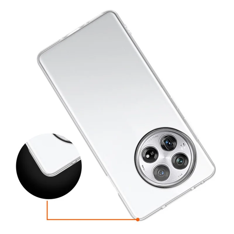 For OnePlus Ace 5 5G / Ace 5 Pro 5G / 13R 5G Clear Phone Case Ultra-Thin Flexible TPU Back Cover-Cellmalls