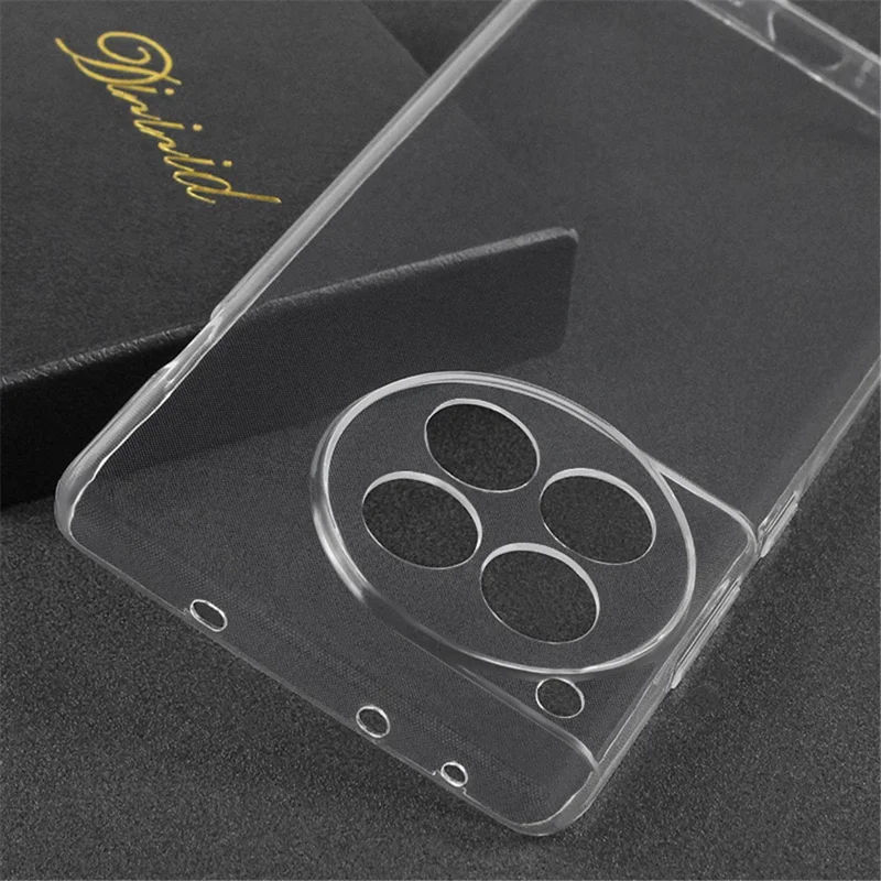 For OnePlus Ace 3 5G / 12R 5G Case TPU Clear Phone Cover with Precise Lens Cutout-Cellmalls
